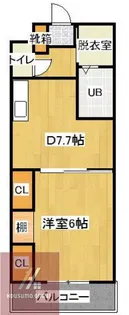 クレール新森【302号室】の間取り