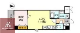 1LDKの間取り画像