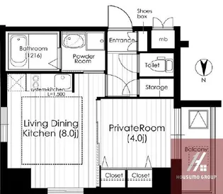 福島プライマリーワン【2階】の間取り