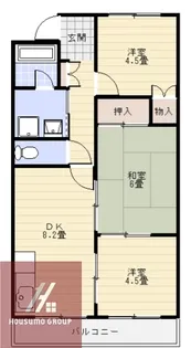 スリースター鶴町 【2階】の間取り