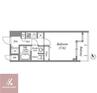 アーデン西天満【702号室】の間取り