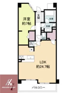 グレンパーク梅田北【506号室】の間取り