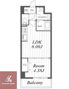 オルフェア都島【3階】の間取り