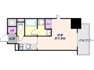 大阪府大阪市西区立売堀1丁目【マンション】の間取り