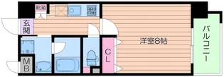 グランジュテ住吉【5階】の間取り