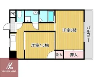 サンサーラビル南森町【3階】の間取り