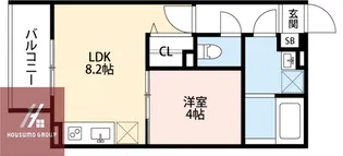 リトレ徳庵【201号室】の間取り