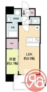 セレニテ福島プリエ【14階】の間取り