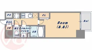 メルディア大正D.C.【11階】の間取り