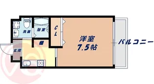 エグゼ西大阪【3階】の間取り
