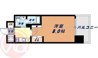 エスライズ北堀江スワン【5階】の間取り