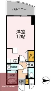 カスタリア新梅田【204号室】の間取り
