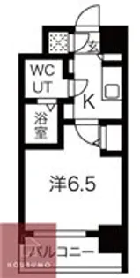 レジュールアッシュ梅田ネクス【610号室】の間取り