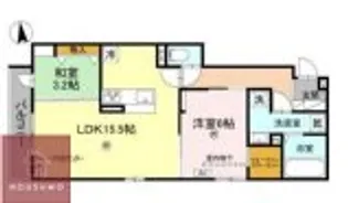 geach永田【3階】の間取り