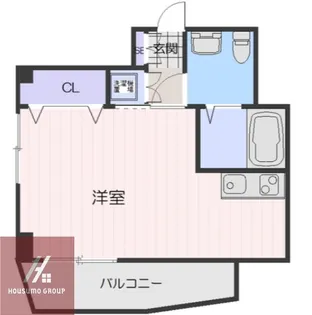 ジュネス海老江【4階】の間取り