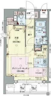 プレサンス福島ニューゲート【11階】の間取り