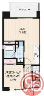 GLUCKMAISON/S-EBIE ?【2階】の間取り