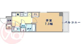 エイトドームシティ【9階】の間取り