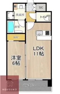 プレジオ内代【1003号室】の間取り