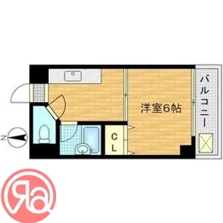 プレステージ堂島【4階】の間取り