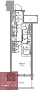 ザ・パークハビオ堂島【702号室】の間取り