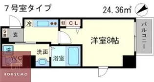 メインステージ西天満T’s SQUARE【11階】の間取り