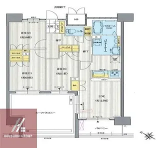 セイシア大拓26【13階】の間取り