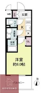 エスリードレジデンス梅田グランゲート【508号室】の間取り