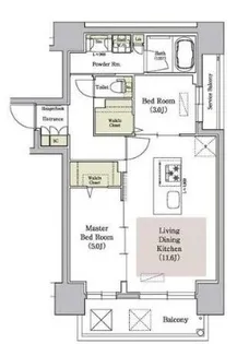 アーバネックス南新町【8階】の間取り