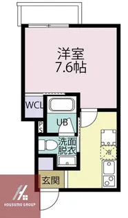 ジュブリーユ京橋【1階】の間取り