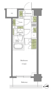 ザパークハビオ阿倍野昭和町【3階】の間取り