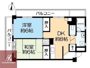山本興産ビル【8階】の間取り