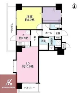 フォルム城東中央【2階】の間取り