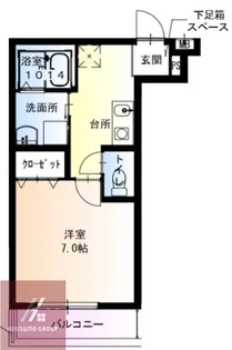 フジパレス今津中Ⅲ番館【303号室】の間取り