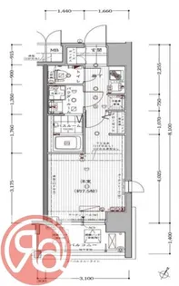 アドバンス西梅田Ⅱ【9階】の間取り