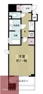 エスティメゾン京橋 【907号室】の間取り