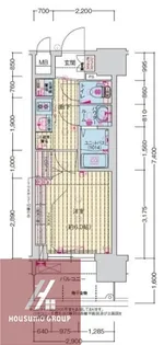 プレサンス大正エミナンス【6階】の間取り