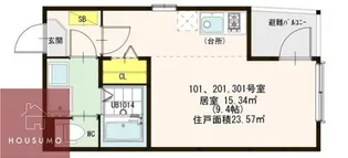 ハーモニーテラス清水Ⅷ【3階】の間取り