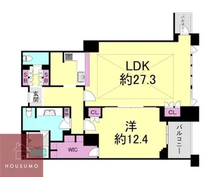 グランフロント大阪オーナーズタワー【44階】の間取り