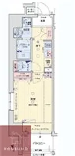 レオンヴァリエ都島北通【4階】の間取り