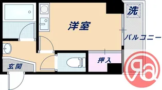 プライム岸里東【1階】の間取り