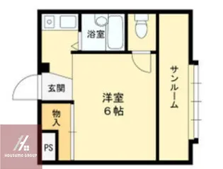 リバティ中津Ⅰ【6階】の間取り