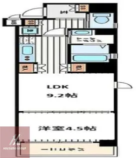 インザグレイス心斎橋【8階】の間取り