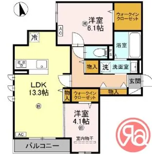 DーROOM我孫子西【1階】の間取り