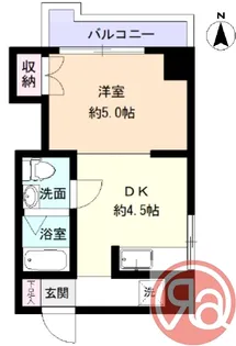 川崎ビル【5階】の間取り
