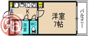 フォーラム福島・野田【2階】の間取り