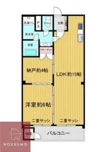 新森小路コーポ【7階】の間取り