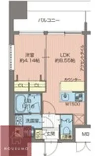プレジオ城北【6階】の間取り