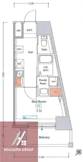 1Kの間取り画像