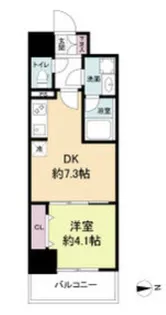 RISING Maison 本町橋【5階】の間取り